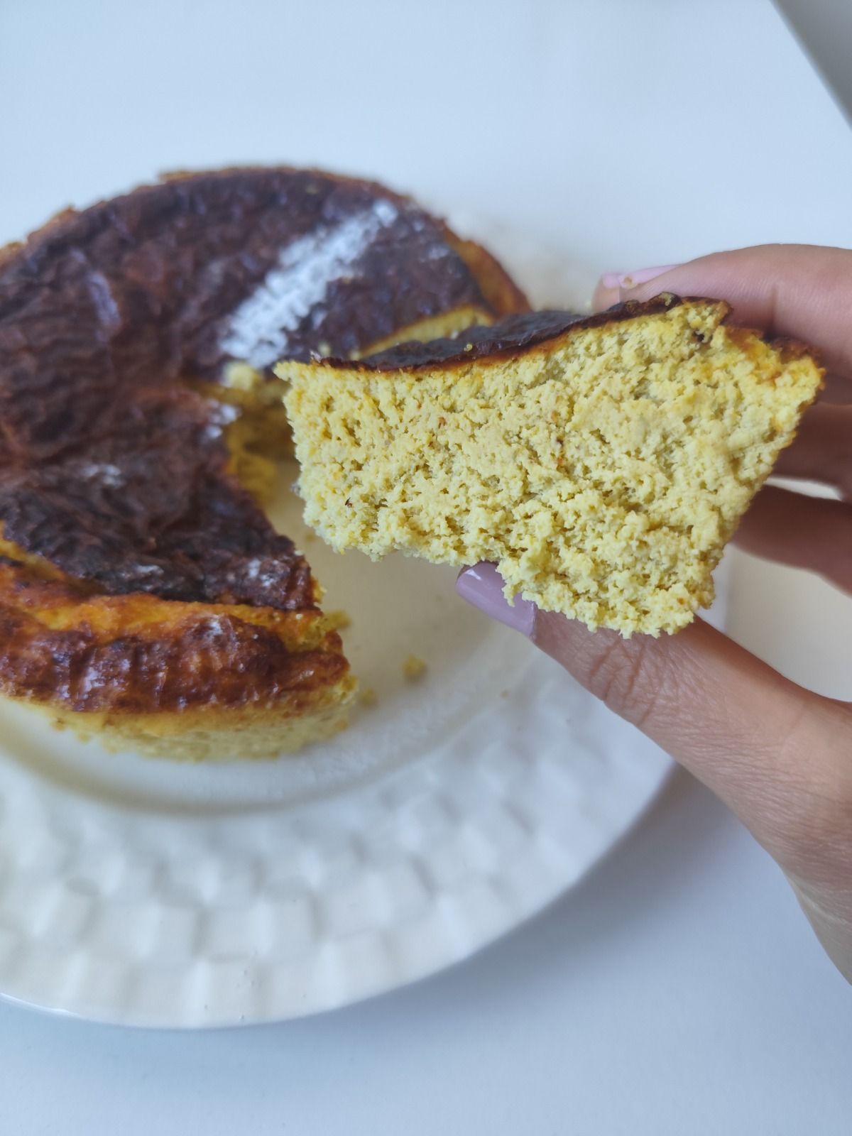 Bolo de maçã e whey